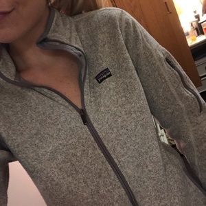 Grey Patagonia Zip-Up Jacket